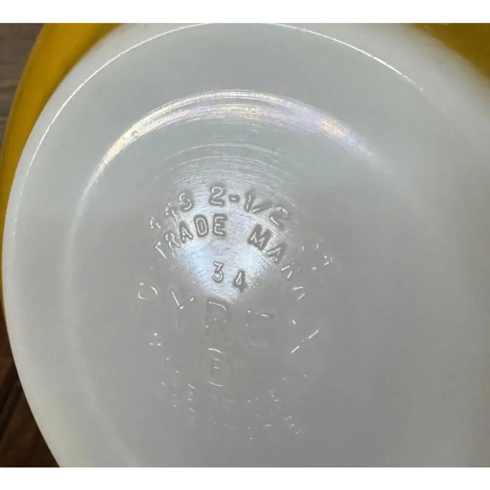 PYREX yellow cinderella